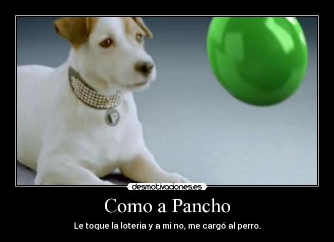 Como a Pancho -