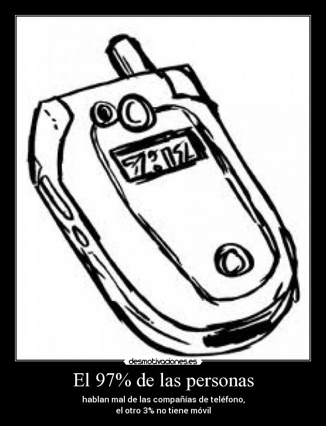 El 97% de las personas -