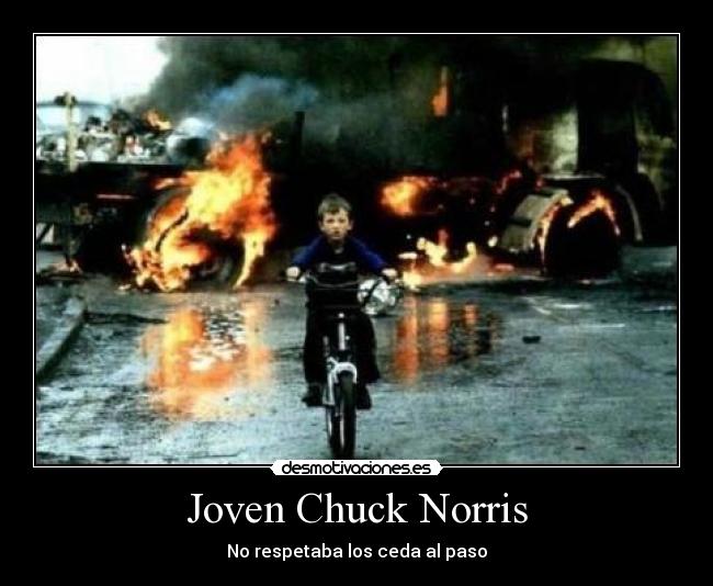 Joven Chuck Norris -