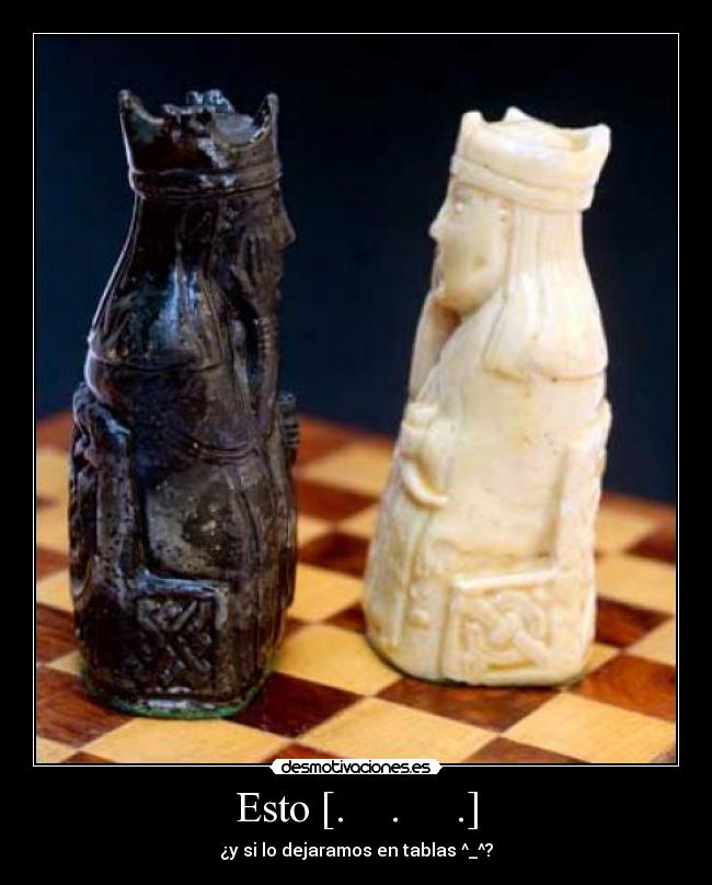 Esto [.    .     .] - ¿y si lo dejaramos en tablas ^_^?