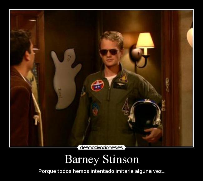 carteles barney stinson desmotivaciones