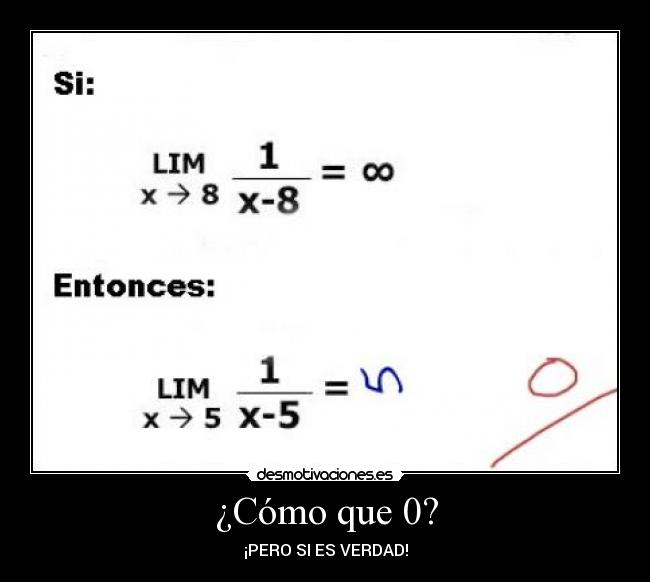 ¿Cómo que 0? -