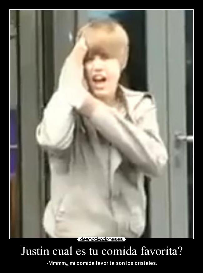 Justin cual es tu comida favorita? -