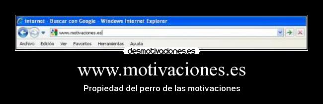 www.motivaciones.es - Propiedad del perro de las motivaciones