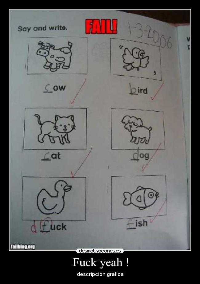 Fuck yeah ! - descripcion grafica