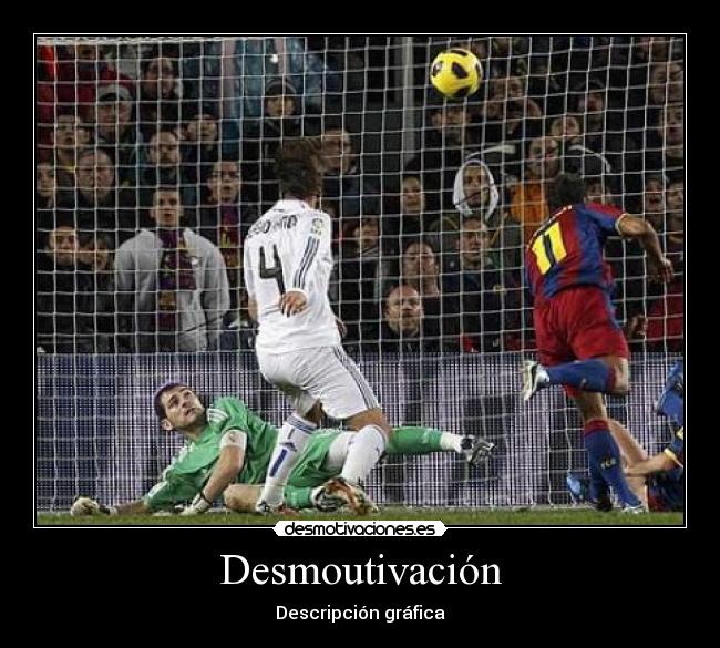 Desmoutivación - Descripción gráfica