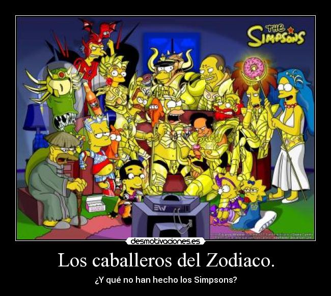 Los caballeros del Zodiaco. -