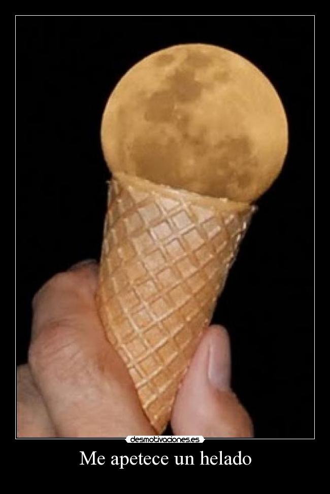 Me apetece un helado -