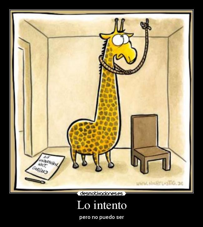 carteles girafa desmotivaciones