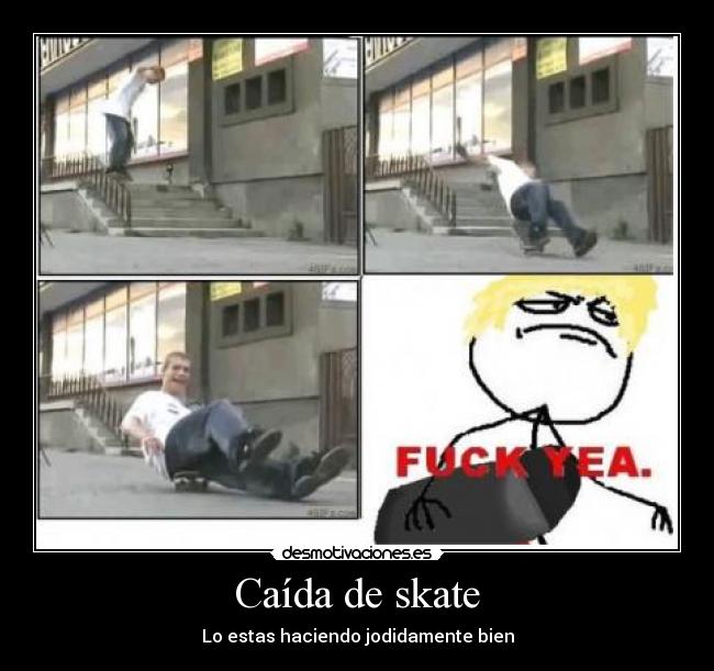 Caída de skate -