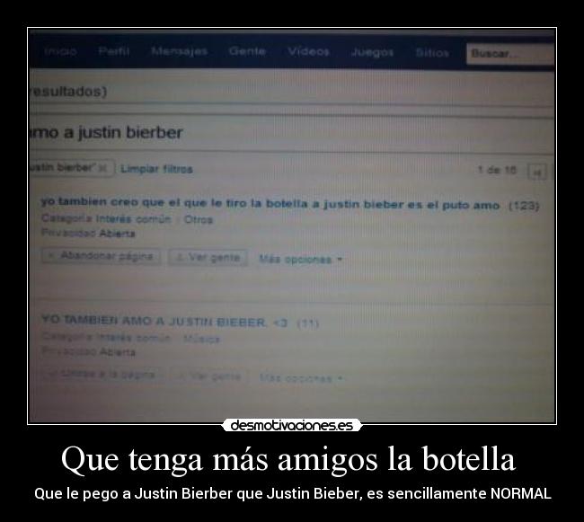 carteles amigos justin bierber desmotivaciones