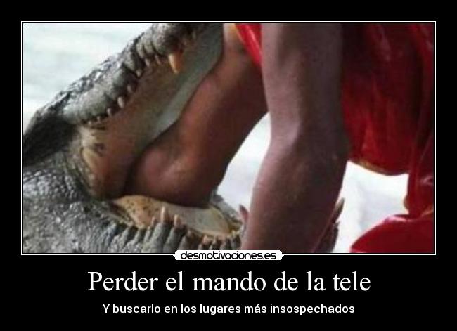 Perder el mando de la tele - 