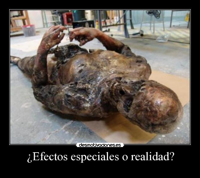 ¿Efectos especiales o realidad? -