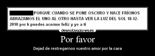 Por favor -