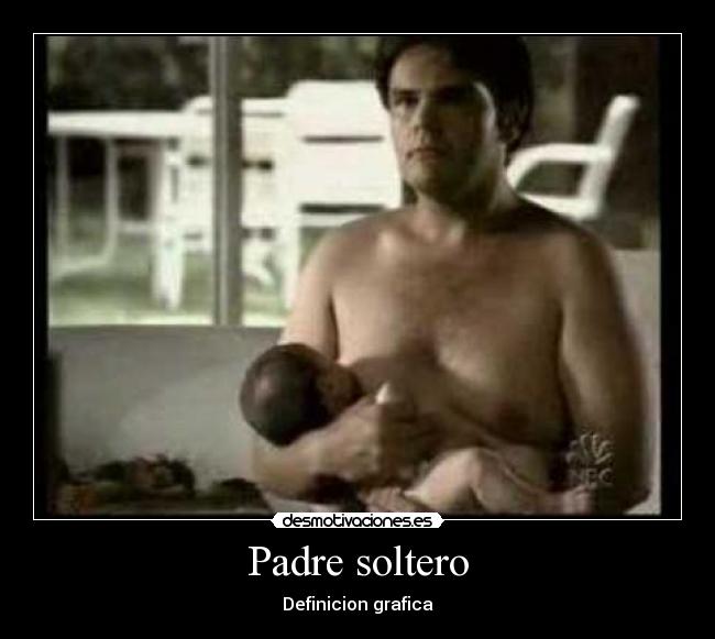 Padre soltero - Definicion grafica