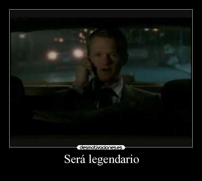 Será legendario -
