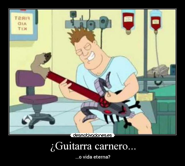 ¿Guitarra carnero... -