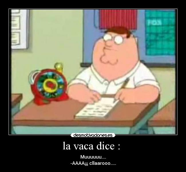 la vaca dice :  - 