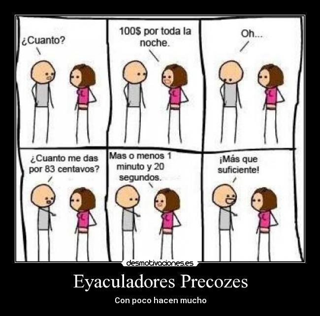 carteles eyaculador precoz desmotivaciones