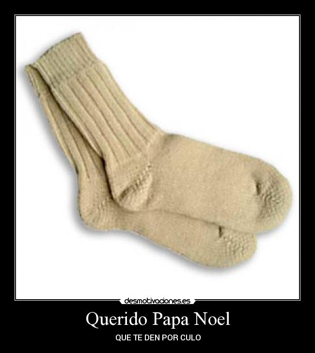 carteles papa noel regalo desmotivaciones