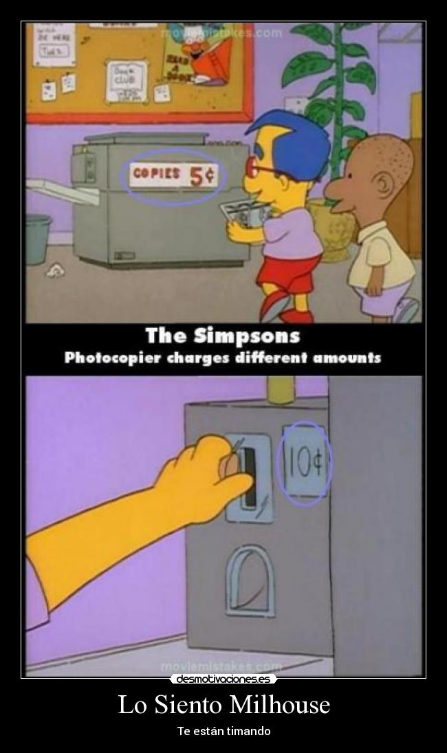 carteles milhouse desmotivaciones