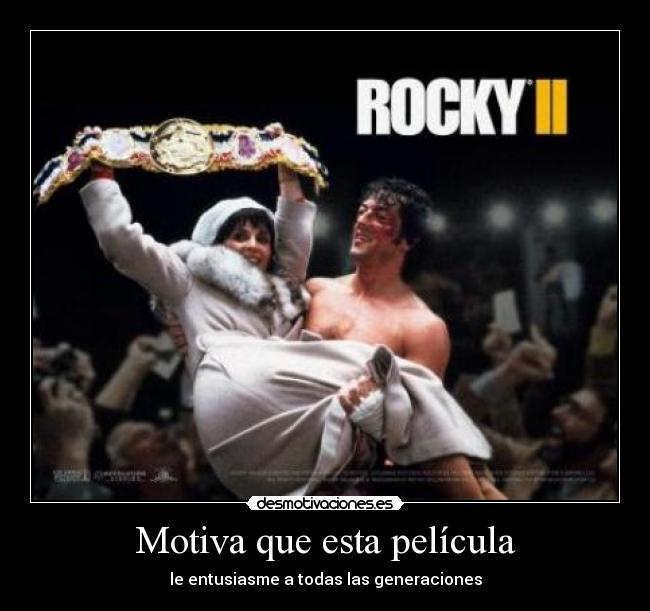 Motiva que esta película - 