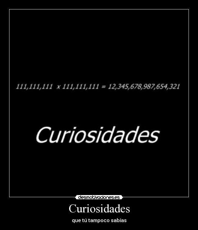 Curiosidades - 