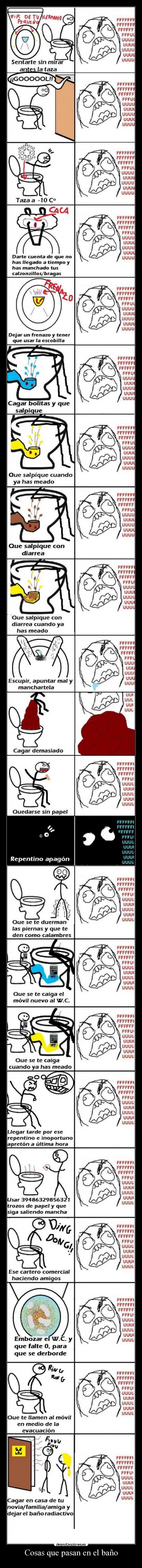 Cosas que pasan en el baño -