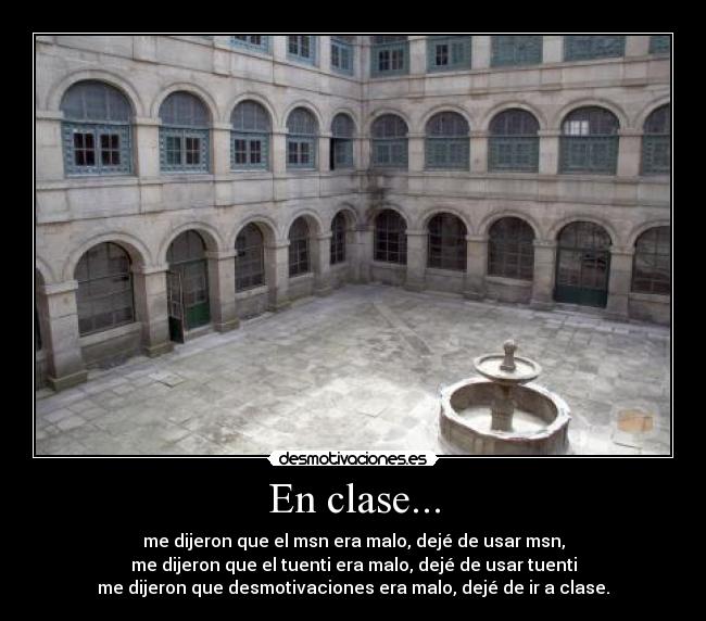 En clase... -