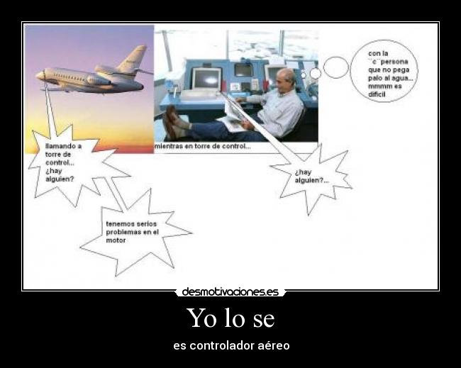 Yo lo se - es controlador aéreo