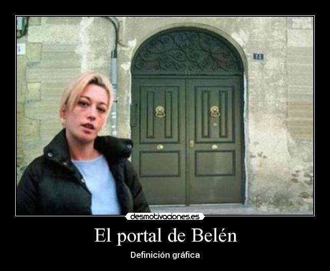 El portal de Belén - Definición gráfica