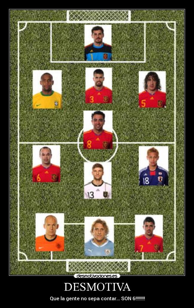 DESMOTIVA - Que la gente no sepa contar... SON 6!!!!!!!!