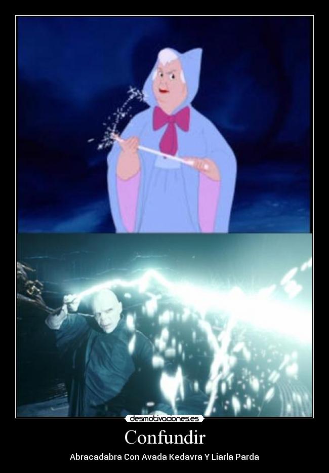 Confundir - Abracadabra Con Avada Kedavra Y Liarla Parda