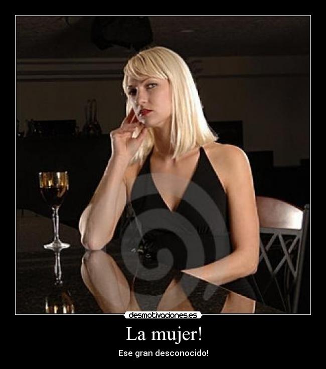 carteles mujer mujer desmotivaciones
