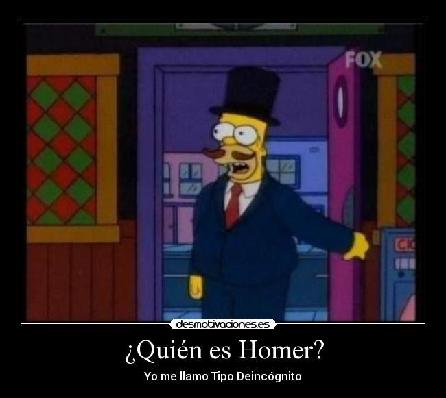 ¿Quién es Homer? -
