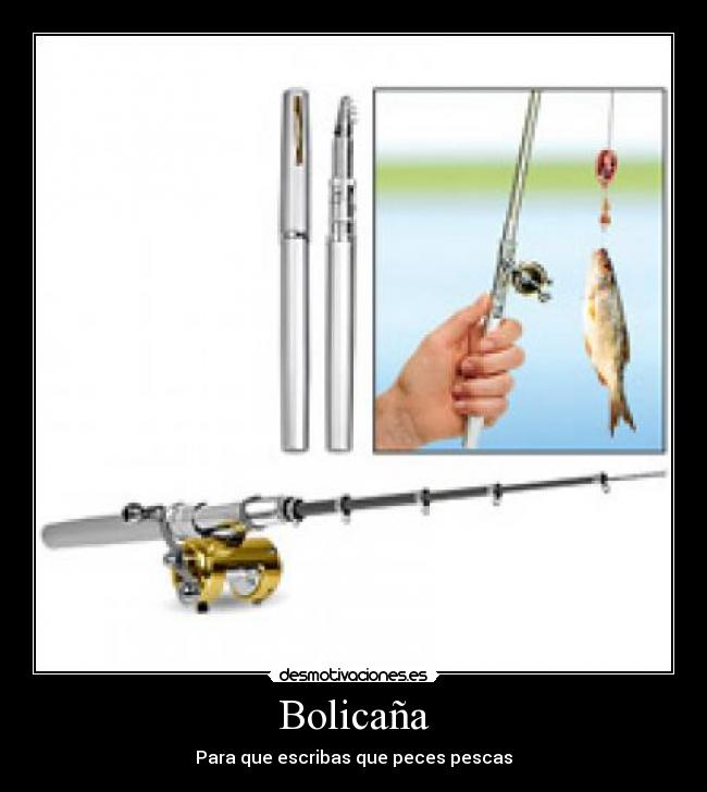 Bolicaña - Para que escribas que peces pescas