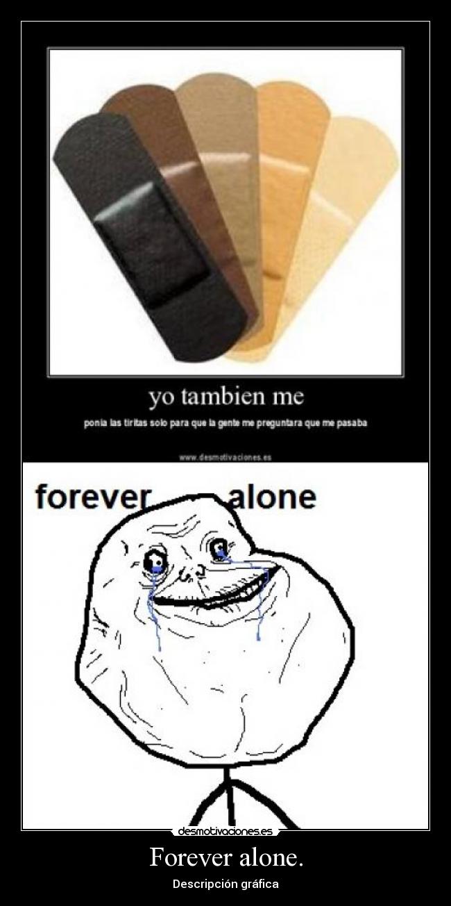 Forever alone. - Descripción gráfica