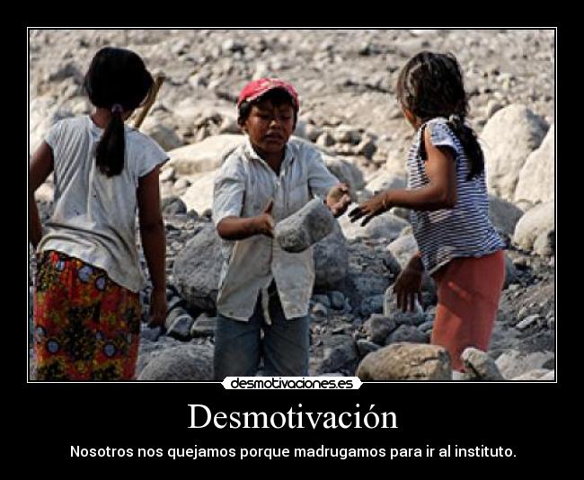 Desmotivación -