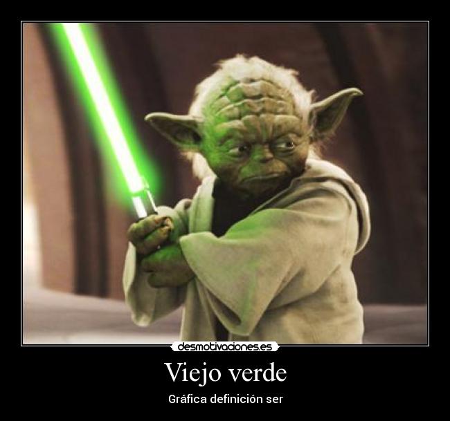 Viejo verde - Gráfica definición ser