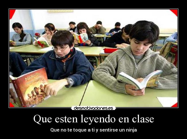 Que esten leyendo en clase - 