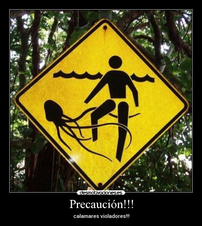 Precaución!!! - calamares violadores!!!