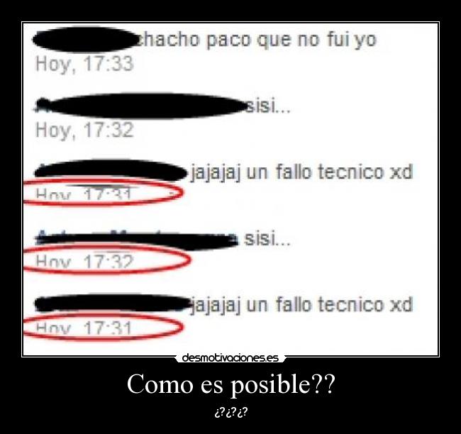 Como es posible?? - ¿?¿?¿?
