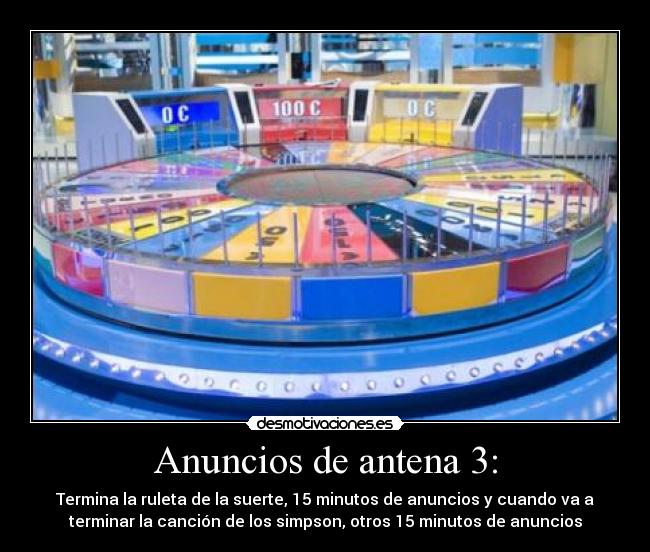 Anuncios de antena 3: - 