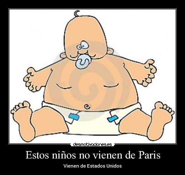 Estos niños no vienen de Paris -