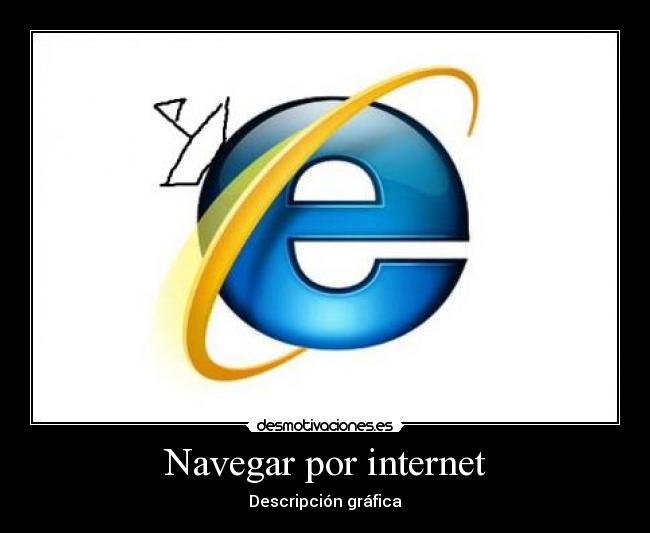 Navegar por internet - Descripción gráfica
