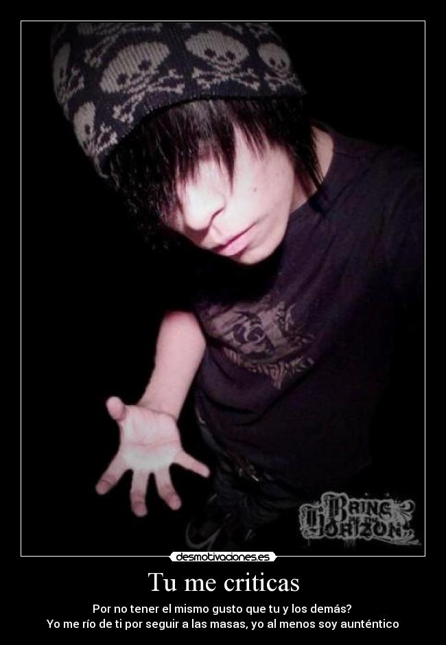Tu me criticas -