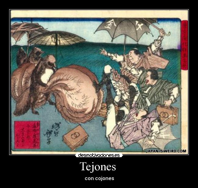 Tejones  - con cojones