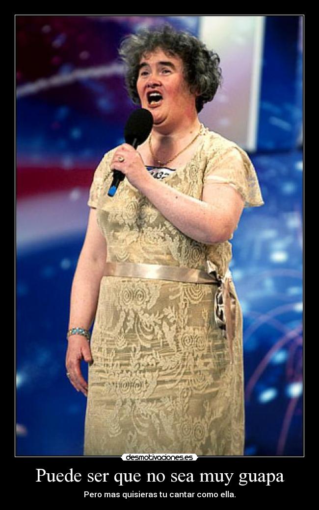 carteles susan boyle desmotivaciones