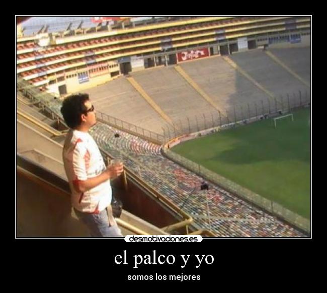el palco y yo -