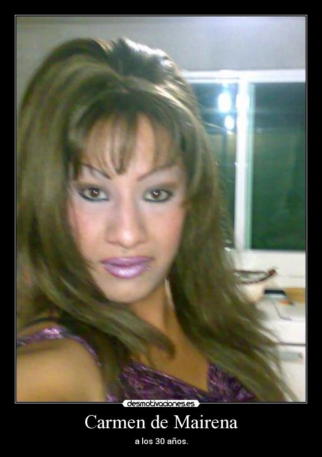 Carmen de Mairena - a los 30 años.
